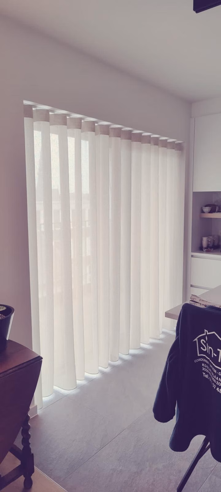 Vitrage gordijnen die privacy bieden zonder licht te blokkeren